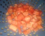 A picture of step 6 of Carrots Achari palao.