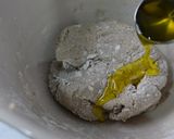 A picture of step 3 of [Low Oil, Low Sugar] No-Knead Vegan Rye Bread.