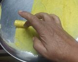 A picture of step 3 of खांडवी (khandvi recipe in marathi).