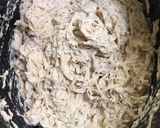 A picture of step 3 of Crockpot Chicken Bacon Ranch sliders.