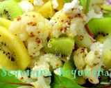 A picture of step 5 of Kiwi & Cauliflower Vitamin C Salad for Beautiful Skin.