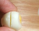 A picture of step 6 of Small Totoro Made with Quail Eggs for Charaben.