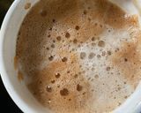 A picture of step 4 of Indian Cappuccino without frother.
