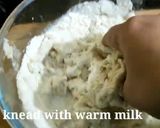 A picture of step 3 of Eggless Donuts.