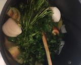 A picture of step 2 of Steak In Green Chile Sauce Soup (Carne En Su Jugo).