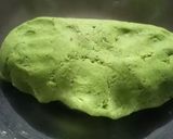 A picture of step 3 of Ground rice Spinach chakli.