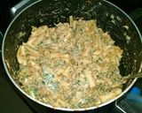 A picture of step 5 of Cheesy Ziti Florentine.