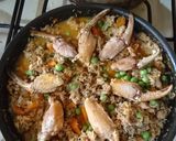 Foto del paso 2 de la receta: Arroz relleno con cangrejo
