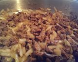 A picture of step 2 of Simple beef spaghetti.