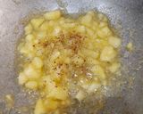 A picture of step 3 of Apple Halwa.