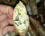 Hình bước làm 7 của món Ram (nem) bắp