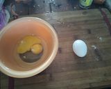 A picture of step 1 of Swiss Breakfast Egg and Red Chili.