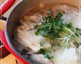 A picture of step 8 of Refreshing Yuki Nabe (Hot Pot) With Pork Belly and Tofu.