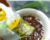 Hình bước làm 3 của món Bún đậu mắm tôm kiểu cuộn