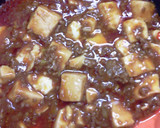 A picture of step 8 of Authentic Mapo Tofu.
