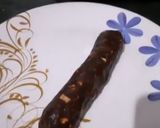 A picture of step 4 of Navratri khajur burfi.