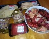 A picture of step 1 of Pho (special beef noodle soup).