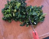 A picture of step 2 of Kashmiri Palak Paneer.