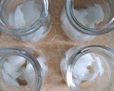 Foto langkah ke 2 dari resep 11. Silky Agar-agar Kelapa Muda.