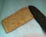 A picture of step 1 of Low Carb Aburaage Pizza Appetizer.