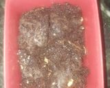 A picture of step 6 of Eggless super delight brownie with vanilla icecream.