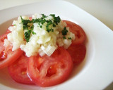 A picture of step 4 of Simple Tomato and Onion Salad.