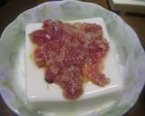 A picture of step 3 of Hot Tofu with Umeboshi, Ginger and Cheese.