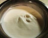 A picture of step 2 of Light Autumn Mousse with lots of Persimmons.