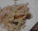 A picture of step 17 of Garlic Parmisan Pork Noodle Skillet.