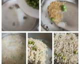 A picture of step 1 of Red rice pulav.