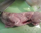 A picture of step 4 of Hungarian Rabbit Paprikash.