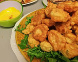 Foto del paso 12 de la receta: Buñuelos de langostinos con mayonesa de azafrán