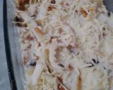 صورة لخطوة 4 من وصفة غراتان بطاطا وبيض نجان بصلصة الجبن على طريقتي 😋😋👍