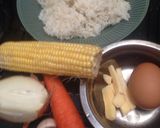 Foto langkah ke 1 dari resep Nasi Gurih Jagung Keju.