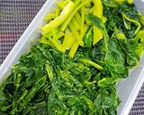 Foto langkah ke 6 dari resep AYAM POP + Sambal + Lalap Daun Singkong.