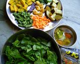 পালং শাকের ঘন্টো (Palang sak er ghanto recipe in Bengali) রেসিপি ধাপ - 1 ছবি