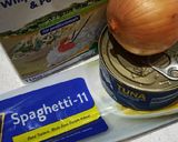 Foto langkah ke 1 dari resep Creamy Tuna Spaghetti.
