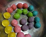 Foto langkah ke 5 dari resep Onde-Onde Pelangi Mini (bisa frozen dan dijual).