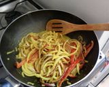 Foto del paso 6 de la receta: Pollo al curry con puré de zanahoria y zucchini