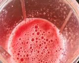 A picture of step 1 of Watermelon Rose cooler.