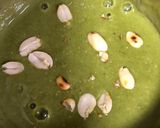 A picture of step 3 of Banana spinach pancakes with peanuts.