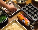 A picture of step 7 of Crisp and Creamy Osaka-style Seafood Takoyaki.