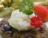 A picture of step 7 of Vegetarian Eggplant Burger.