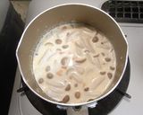 A picture of step 3 of Smoked Salmon Cheese Cream Pasta.