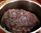 A picture of step 4 of Lamb leg in red wine (30 hour sous vide).