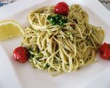 A picture of step 8 of Simple Anchovy Pasta.
