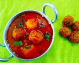 A picture of step 4 of Authentic Gujarati Thali.