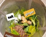 A picture of step 2 of Green chutney.
