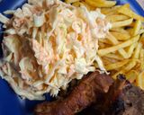 Coleslaw saláta (Amerikai káposzta saláta) recept fázis 7 fotója