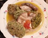 Foto del paso 4 de la receta: Bollos guisados de espinacas con pescado